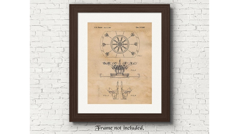 Classic Dumbo Ride Patent Prints, 1 Unframed Photos, Wall Art Decor ...