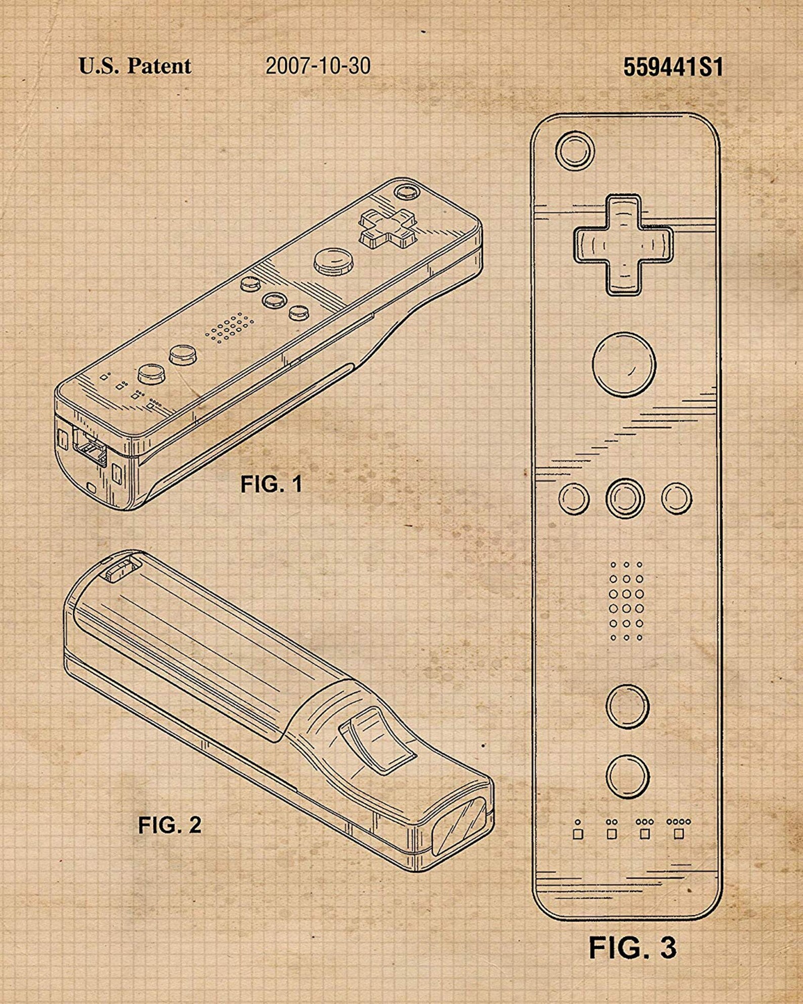 Vintage Nintendo Patent Poster Prints 6 Unframed Photos Wall | Etsy
