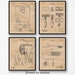 Cristina reviewed Vintage Bathroom Patent Poster Prints, 4 Unframed Photos, Wall Art Decor Gifts for Home Office Man Cave Powder Wash Room Student Teacher Fan