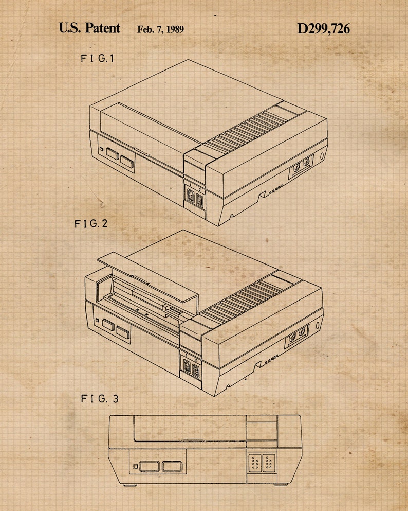 Vintage Video Games Patent Prints 4 Unframed Photos Wall Art - Etsy