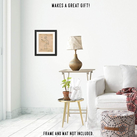 Vintage Reddy Kilowatt Electric Utility Patent Prints, 1 Unframed