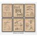 Star Vessels Vehicles Patent Poster Prints 6 Photos Unframed Beige