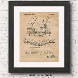Classic Haunted Mansion Doombuggy Amusement Park Ride Patent Prints, 1 Unframed Photos, Wall Art Decor Gifts for Home Office Walt Disney Fan