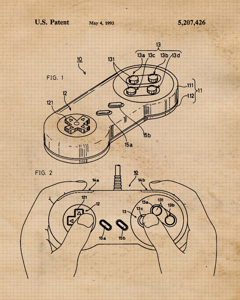 Vintage Video Games Patent Prints 4 Unframed Photos Wall Art - Etsy