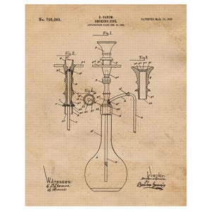 May include: A black and white line drawing of a smoking pipe patent, No. 720,245, filed December 18, 1902, and patented March 10, 1903. The patent drawing shows a detailed illustration of the smoking pipe, including its various parts and components. The drawing is labeled with numbers and letters to identify the different parts of the pipe.