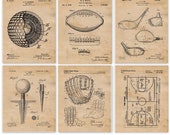 Select Various Custom Patent Prints, Any 6 Unframed Photos, Wall Art Decor Gifts for Home Office Man Cave College Student Teacher Sports Fan