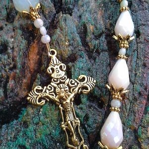 Antique Style Rosary Chaplet - One-Decade Rosary Chaplet - Handmade Rosary Chaplet - Prayer Beads - Meditation Beads - Miraculous Medal