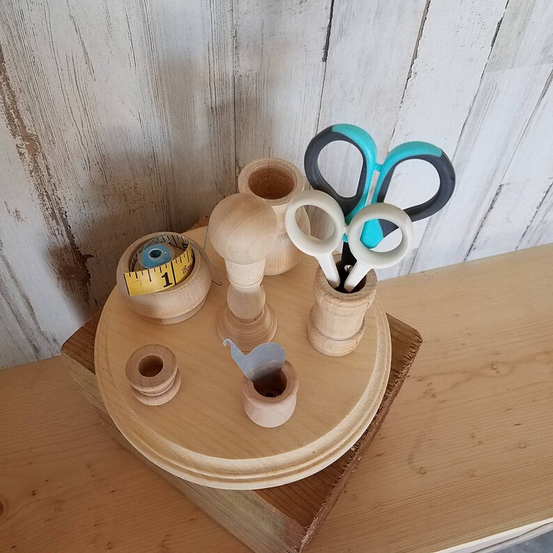 Sewing Caddy Storage Scissors Organizer Pin Cushion Needle Etsy