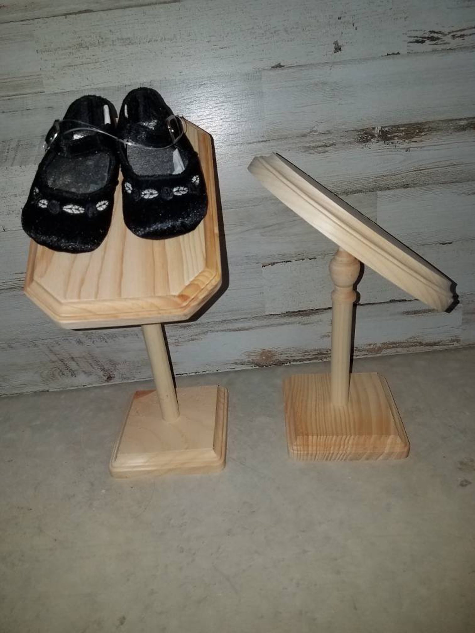 Baby shoe display stand nursery decor great new baby shower Etsy