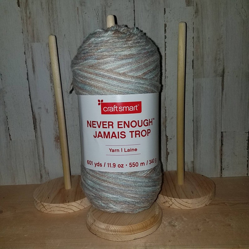 Large Wooden Yarn Spool Holder Decorative Sewing Room Handy Etsy