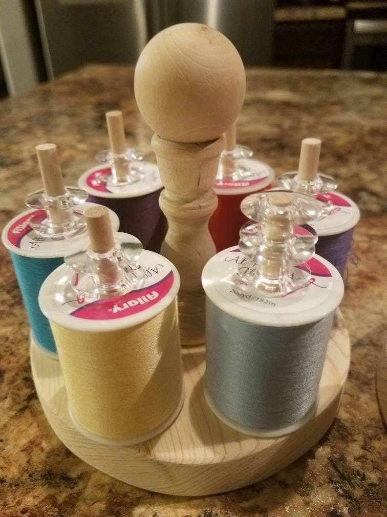 Pack of 6 Sewing Thread and Bobbin Holders for SKÅDIS Pegboard