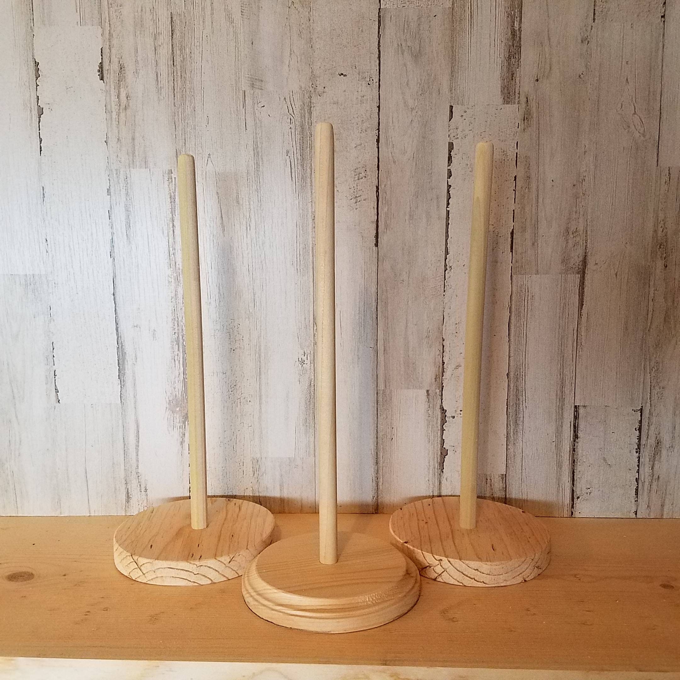 Large Wooden yarn spool holder decorative sewing room handy Etsy