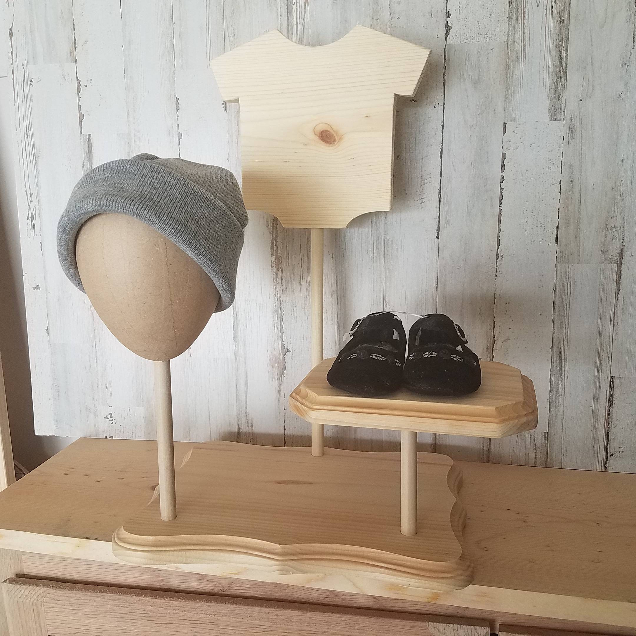 Baby Shoe Display Designs in Solid Wood Infant Baby Shower Etsy