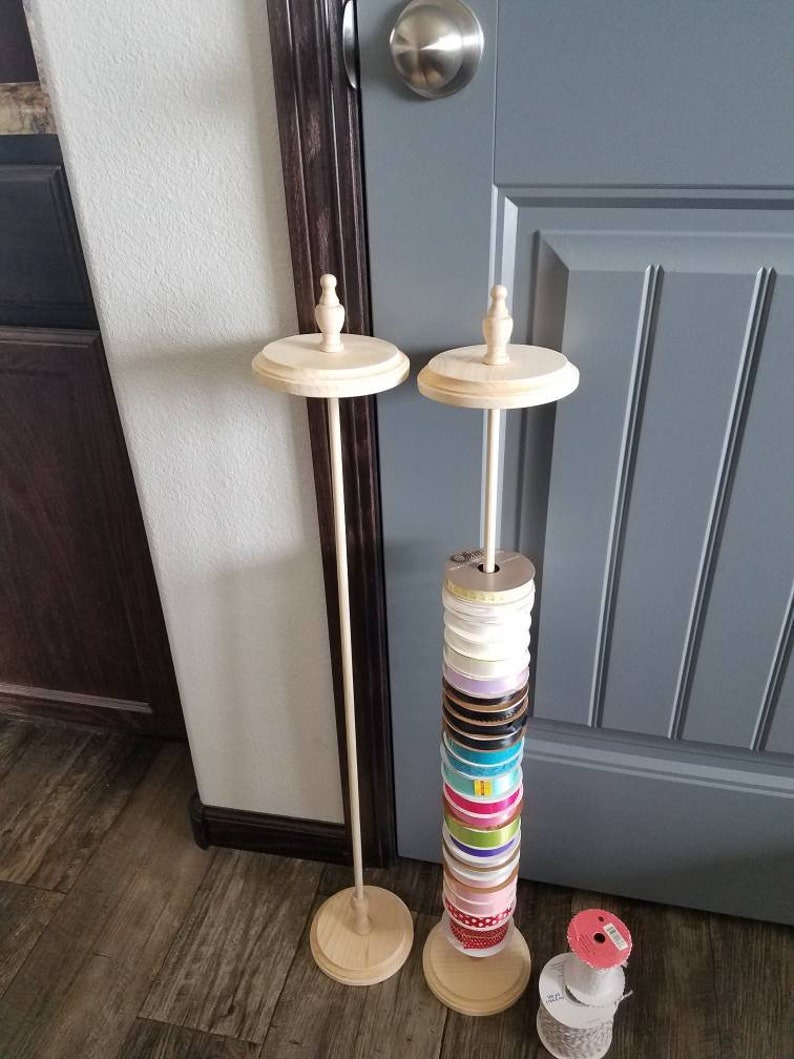 Tall Ribbon Holder Floor Length Display Stand Upright Great Etsy