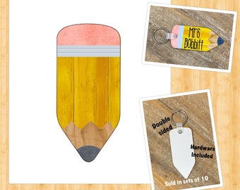 Download Pencil Keychain Svg Etsy