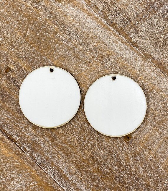 sublimation earring blanks circle earring blanks,Bar earring blank,single and double sided,Bar Necklace Set of 10 BAR earring blanks