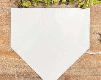 Baseball sublimation blank, sublimation blank, sublimation blank, Baseball hardboard blank, Baseball Homeplate Blank