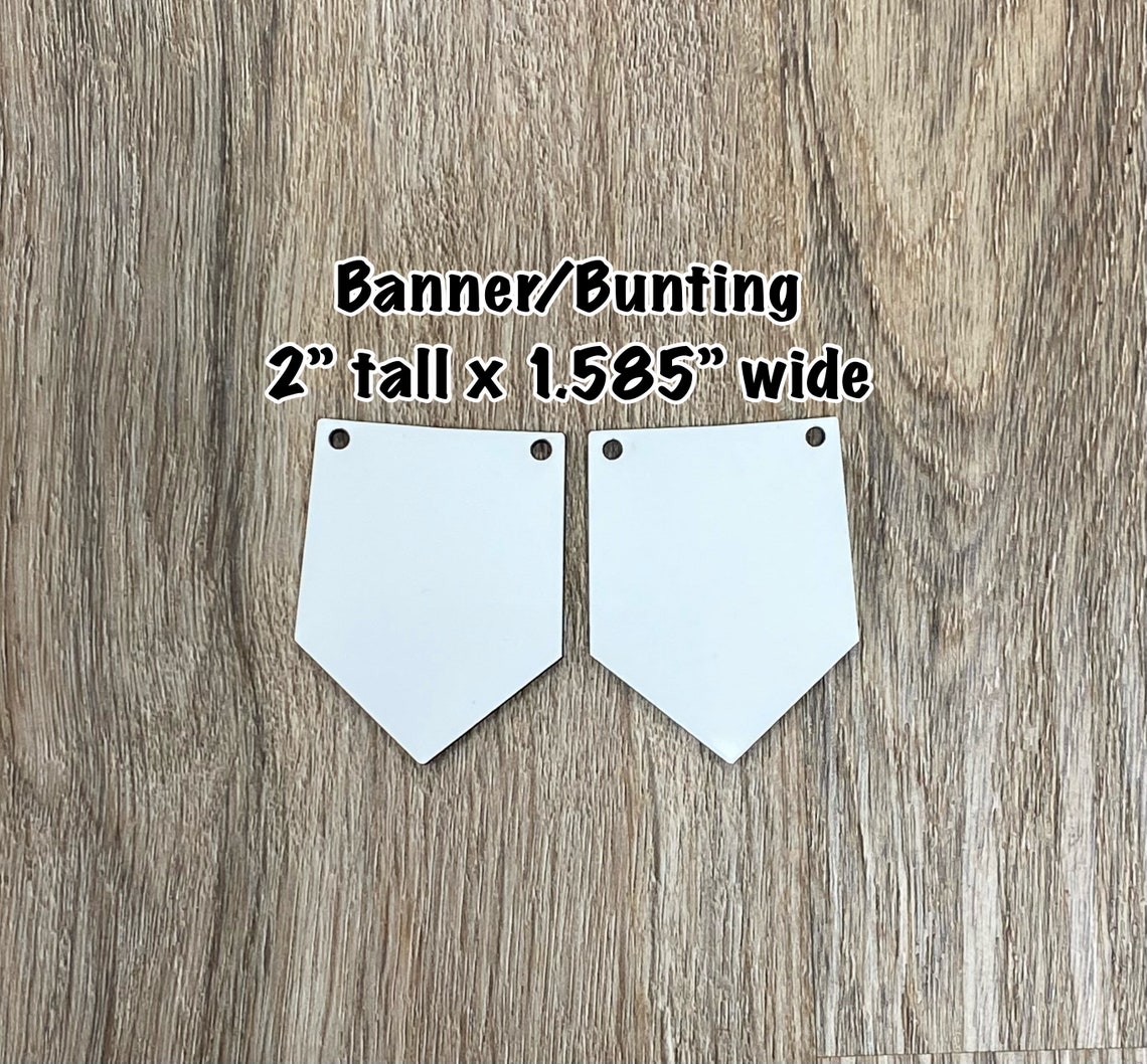 Sold in Packs of 6 Banner Sublimation Banner Blank Banner Etsy
