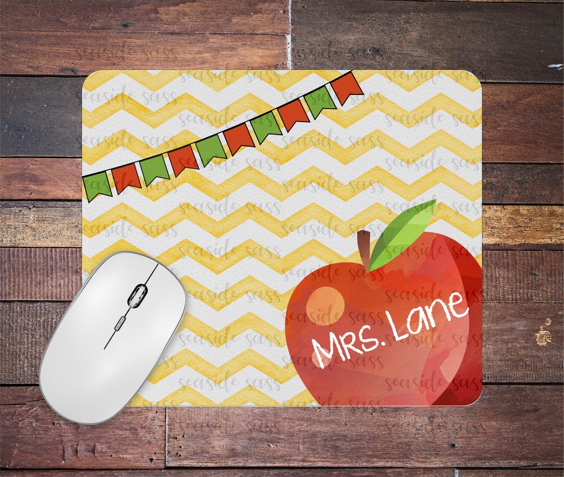 Teacher Mouse Pad Sublimation Template Mouse Pad Digital Etsy