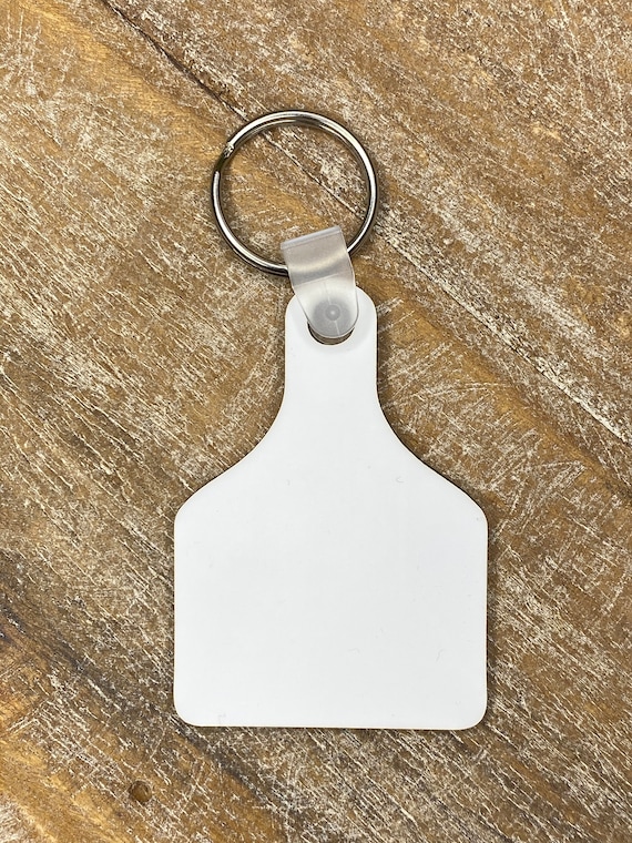 Sublimation Blank Keychain Sublimation Rectangle Keychain Double Sided Ready for Sublimation-Set of 5