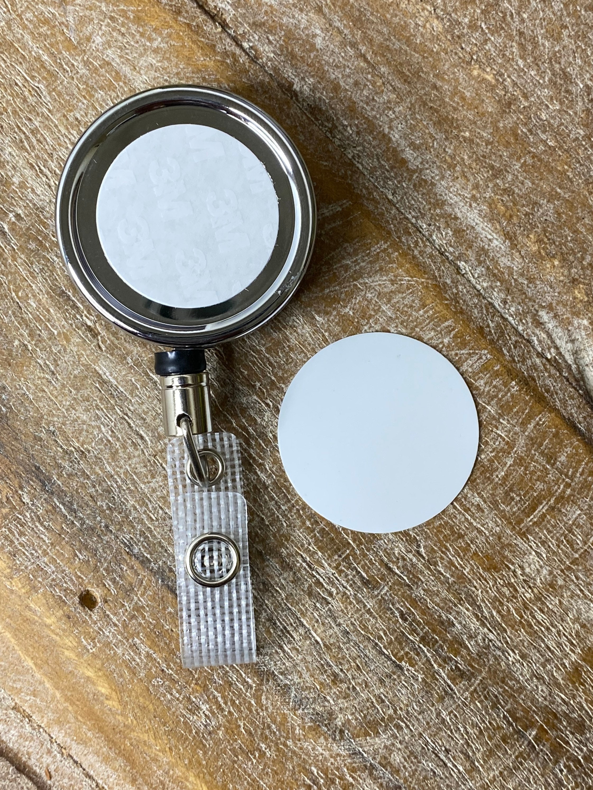 Badge Reel Sublimation Blank Pack of 3 or 5 Sublimation Badge Etsy