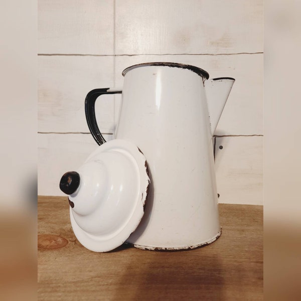 Black and White Enamelware Etsy