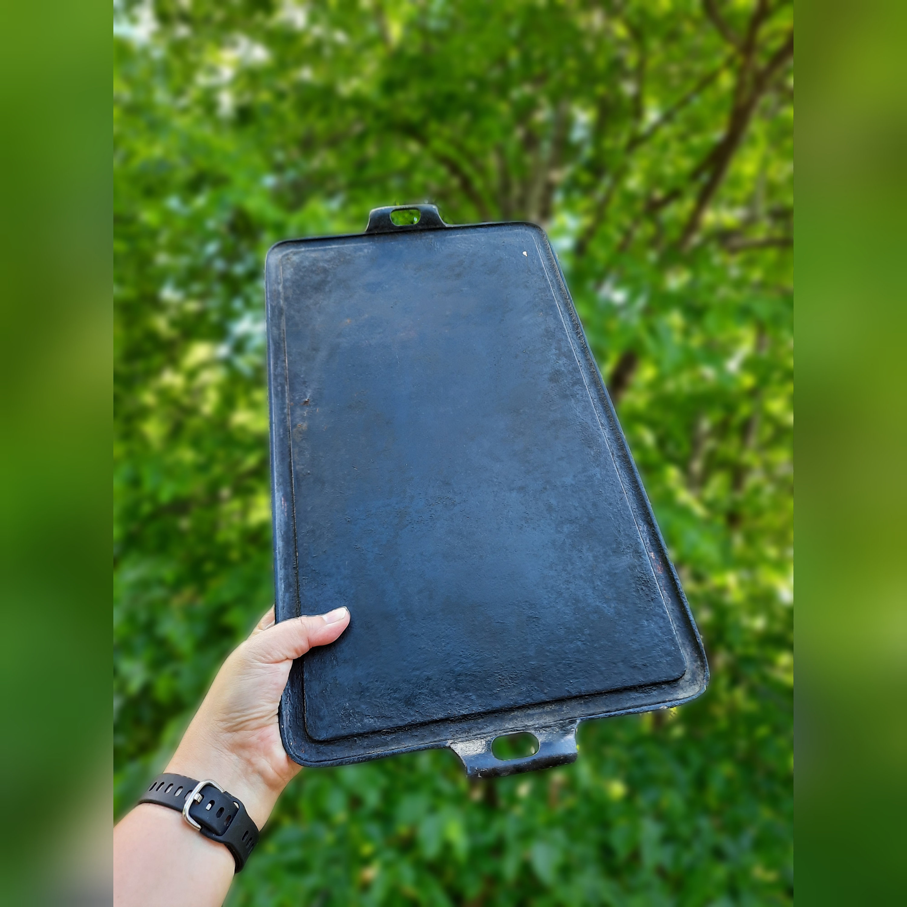 Antique Silver Seal Century Cast Aluminum Square Griddle Possibly Reve –  Shop Cool Vintage Decor