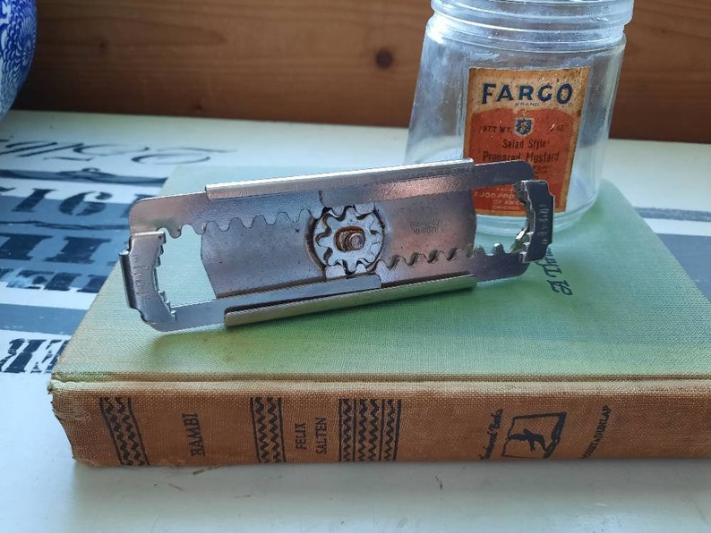 Vintage Top off Jar and Bottle Screw Top Opener RED Wood Etsy