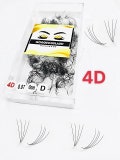 Wide 4D Lashes, 1000 Premade Volume Fans. Eyelash extension. Handmade!