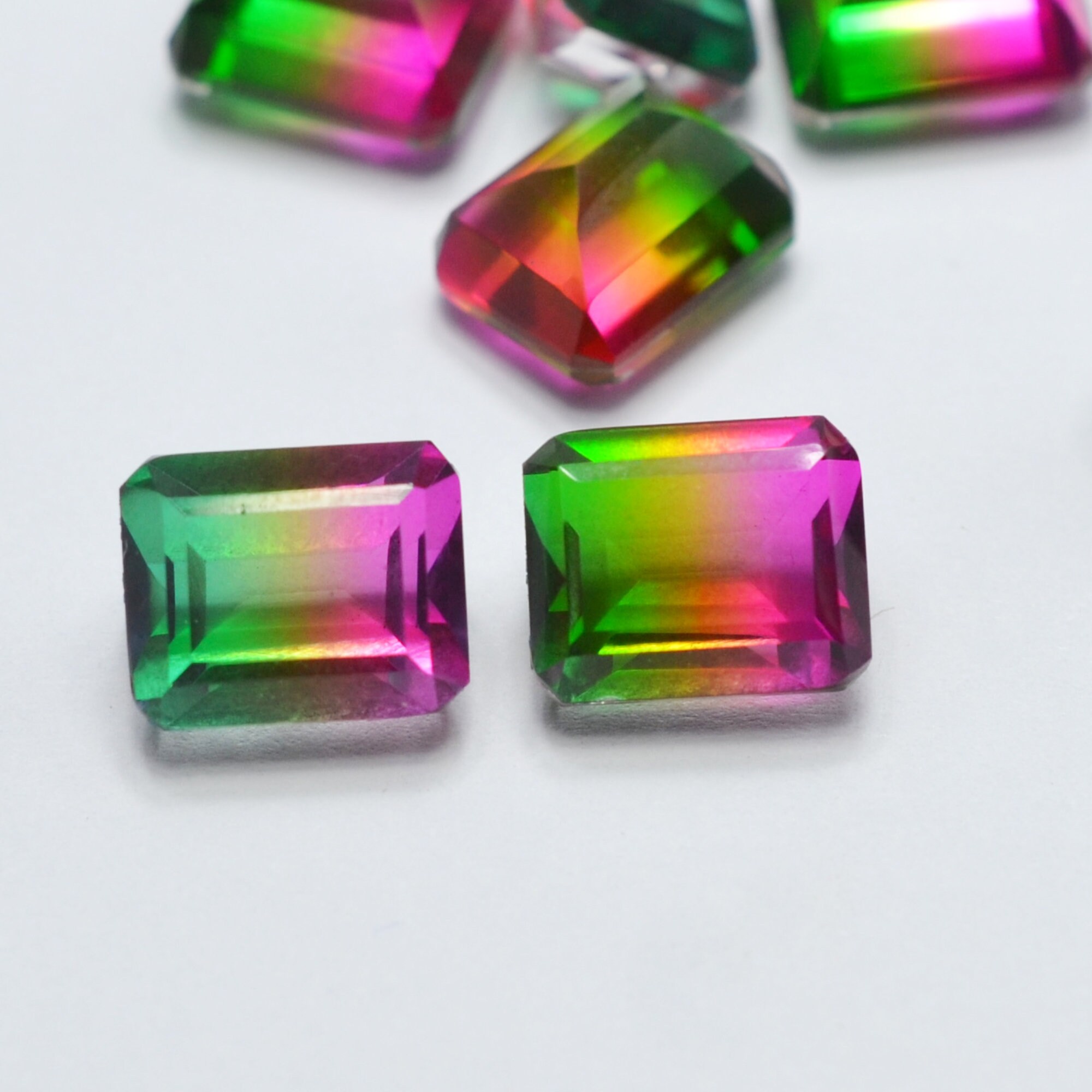 Watermelon Quartz 8x10mm 10x14mm 12x16mm 13x18mm 8x16mm Etsy