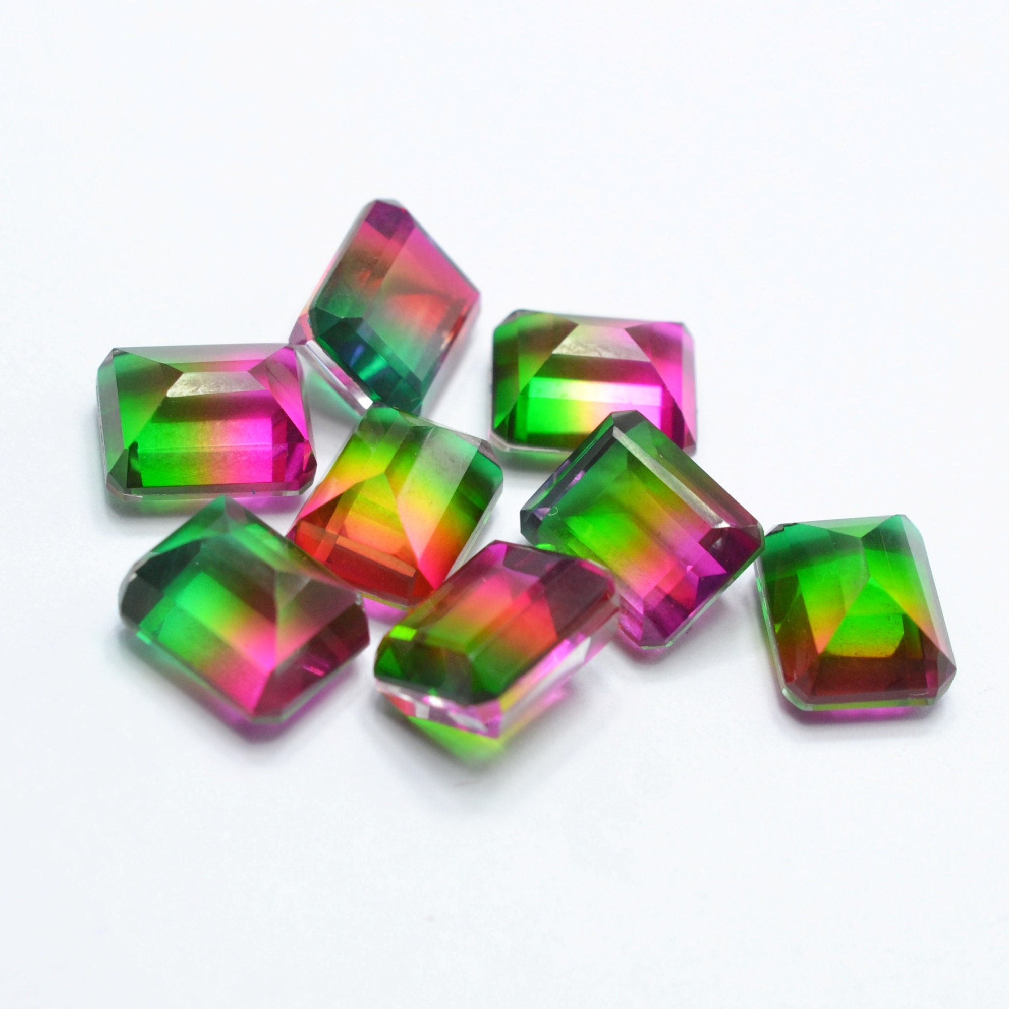 Watermelon Quartz 8x10mm 10x14mm 12x16mm 13x18mm 8x16mm Etsy