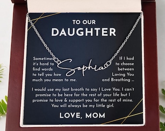 To Our Daugher Gift Personalized Name Necklace • Happy Golden Birthday, Golden Birthday Jewelry, Special Gift, 18k Gold Finished Polished