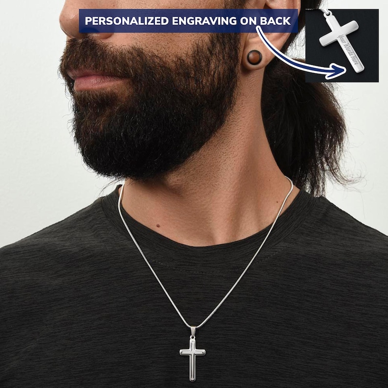 To My Dad Necklace With Message Card, Father's Day Gift Jewelry, Gift