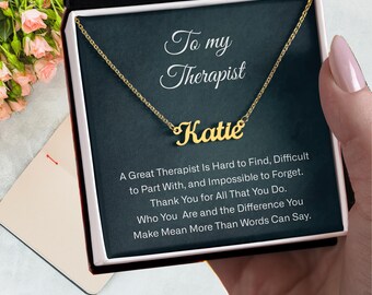 Gift for Therapist Gift for Psychologist Gift for Physical Therapist Gift, Speech Therapist, Massage Therapist, Adjustable cable chain