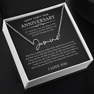 Cadeau 30e huwelijksverjaardag voor vrouw Parels jubileumcadeau Cadeau 30-jarig jubileum Cadeau 30-jarig jubileum voor haar 30
