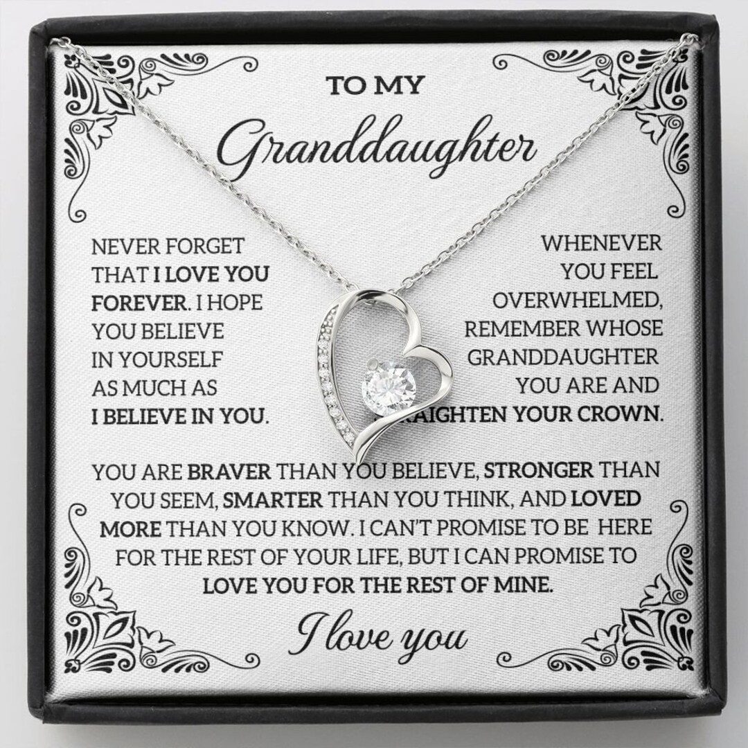 An meine Enkelin Geschenk von Großmutter Oma und Enkelin Etsy.de