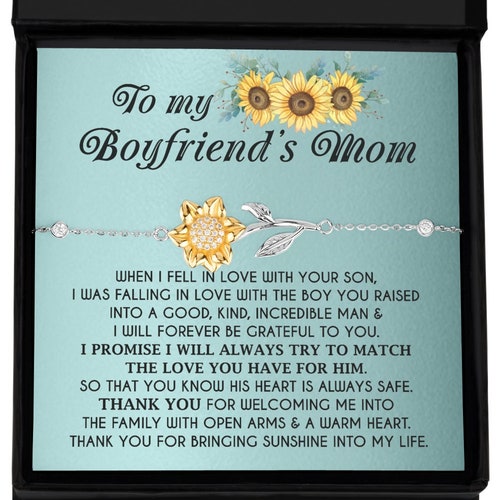 Boyfriend Mom Gift Boyfriends Mother Christmas Gift to My Etsy