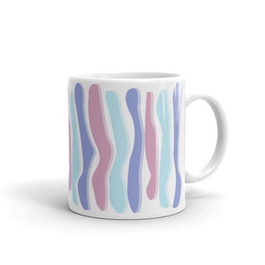 Terrazzo Tile Pattern Coffee Mug: Unique Novelty Cup