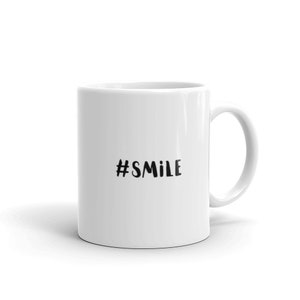 Hashtag Quote  Smile Mug, Unique Coffee Mugs, Novelty Coffee Cup, Gift Idea  Gift A Mug
