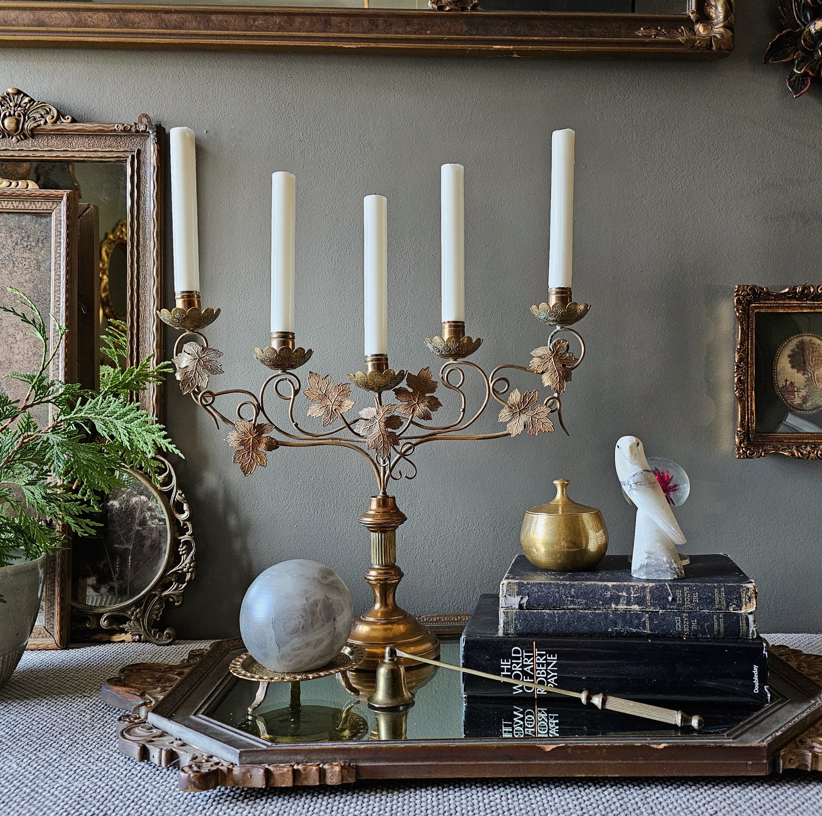 英国 イギリス アンティーク シルバープレート キャンドルスタンド