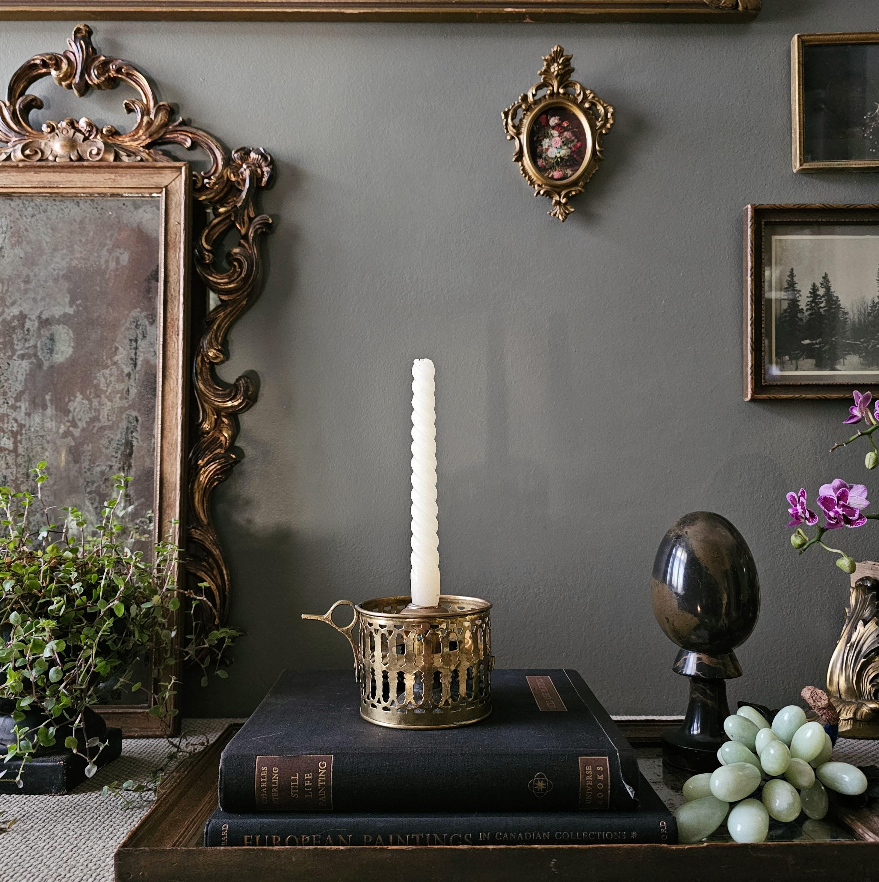 Antique Candlesticks - Etsy Canada