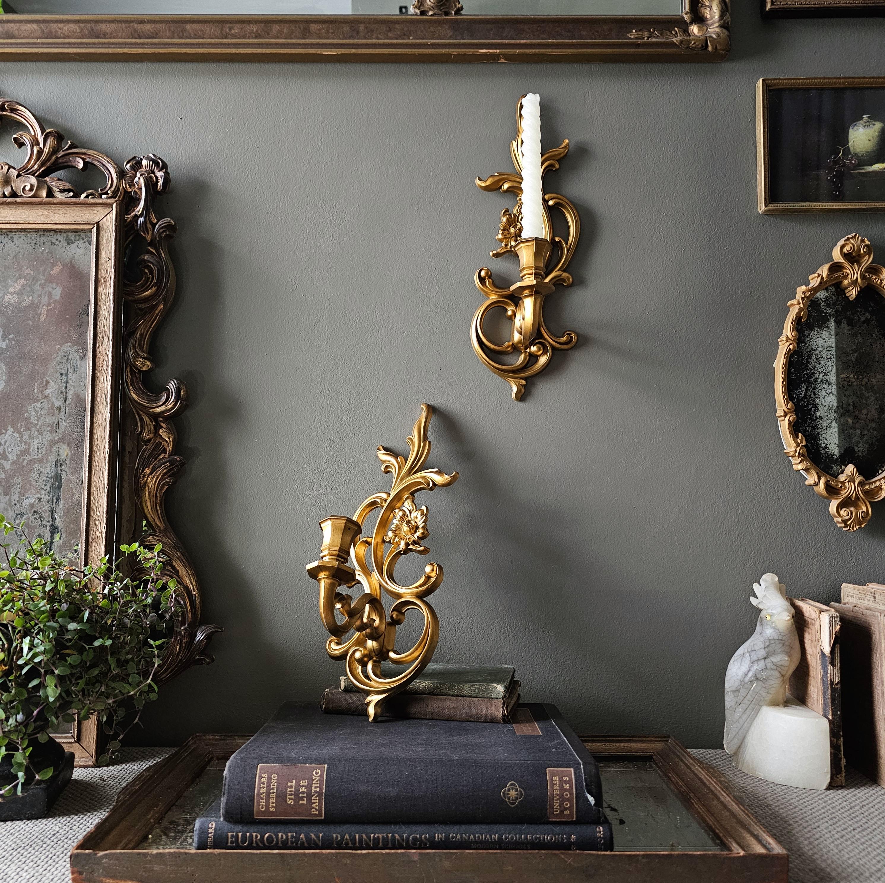 Bougeoirs Muraux Cabilock Vintage - Appliques Fer Et Verre Pour Décoration Maison
