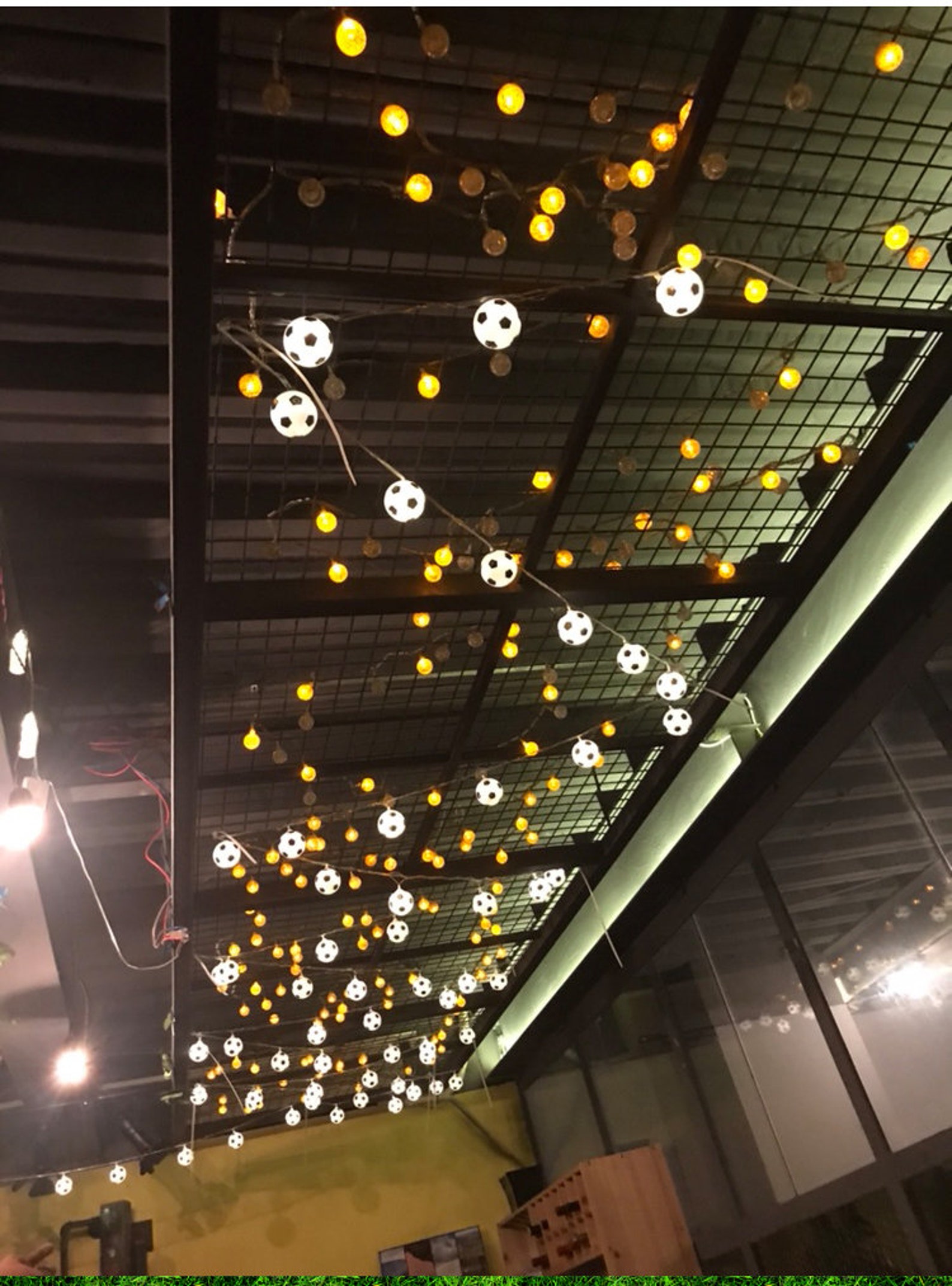 Garland LED Football String Lights DIY Soccer/Balls Fairy Etsy