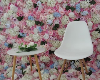 Multicolour Flower Wall Photo Backdrop,Floral Panels For Wedding Party Display Window Backdrop Home Shop Baby Girl Nursery Flower Wall Decor