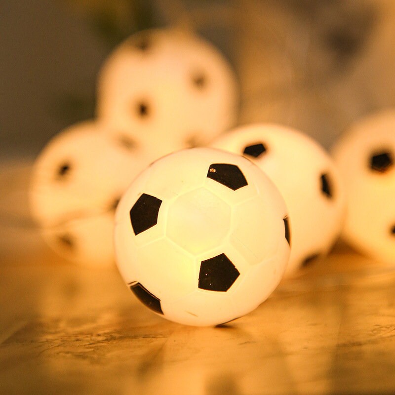 Garland LED Football String Lights DIY Soccer/Balls Fairy Etsy
