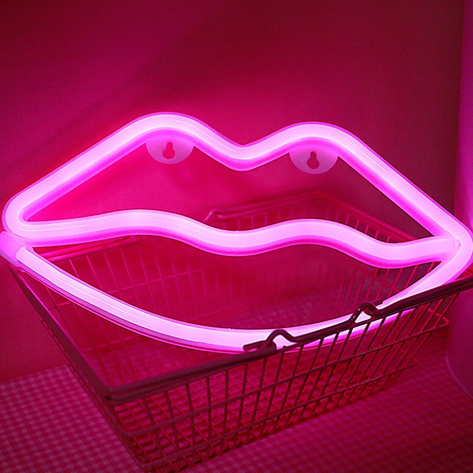 LED Neon Kiss&Lips LightNeon Lips Kiss LED Light for Bedroom Etsy