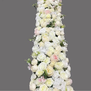 Rose Flower Garland Runner,Artificial Flower Runner,Wedding Reception Table Runner,Table Centerpieces,Wedding Arrangement,Custom Flower Arch