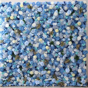 New Style Blue Rose Peony 3D flower Wall Photo Backdrop,Blue Florals Panel For Wedding Party Baby Shower Holiday Home Shop Flower Wall Decor