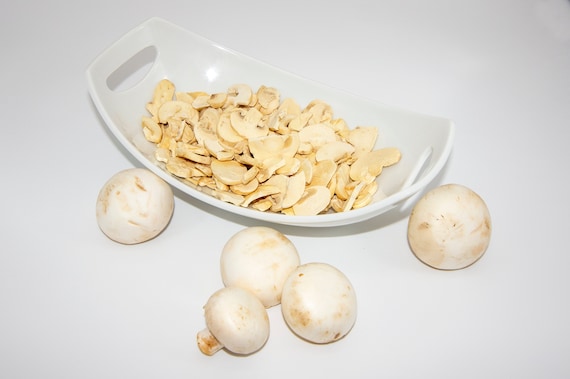 dehydrated mushroom snack