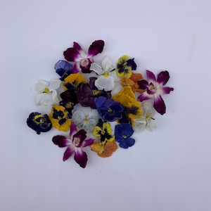 Freeze Dried Edible Flower Garnish, Cake Decorating Dehydrated Flowers, Edible Dried Flowers, Dried Rose Buds, Charcuterie Board